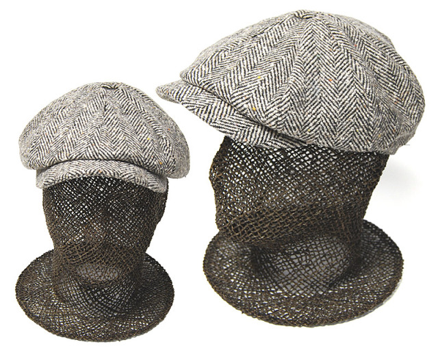 HATS&DREAMS(ハッツアンドドリームス)” ヘリンボーン8枚はぎハンチング