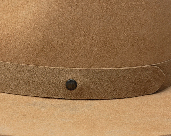 Kohsuke Inaba ファーフエルト中折れ帽 キャメル 秋冬 メンズ ハット