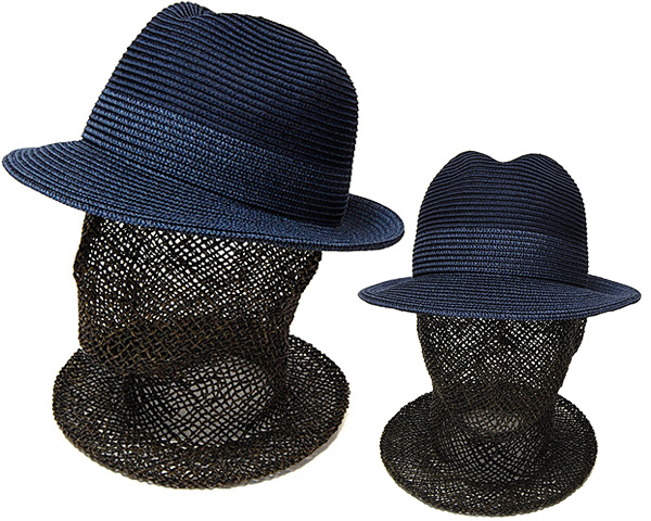 ”ikhtiart(イフティアート) シルクブレード中折れ帽 [Silk Tone Hat]