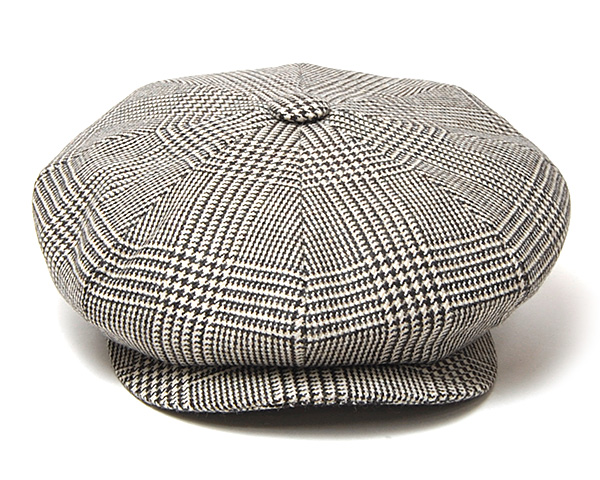 ”Lock&Co.Hatters(ジェームスロック)” グレンチェック８枚はぎハンチング