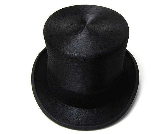 英国王室御用達LOCK&CO.HATTERS(ジェームスロック)ファーベルベットトップハットTOWNSHELL
