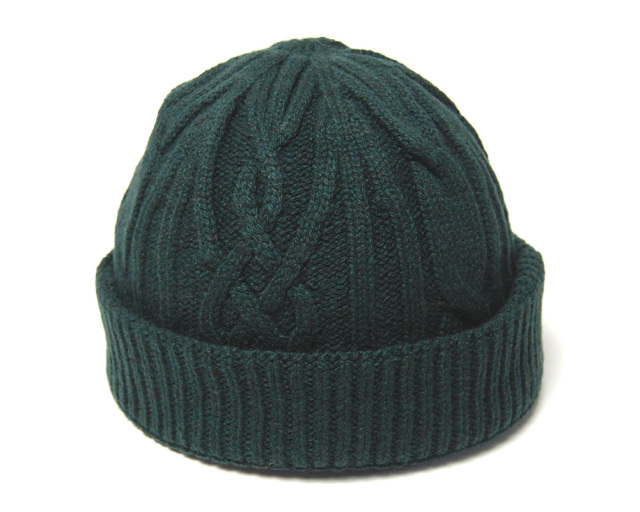 JOHN SMEDLEY(ジョンスメドレー) カシミアウールケーブル編みニットキャップ EMERY 