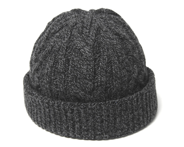 JOHN SMEDLEY(ジョンスメドレー) カシミアウールケーブル編みニットキャップ EMERY 