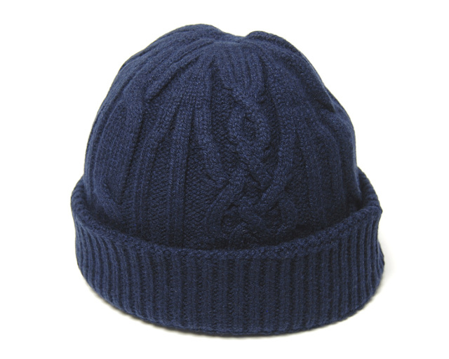 JOHN SMEDLEY(ジョンスメドレー) カシミアウールケーブル編みニットキャップ EMERY 
