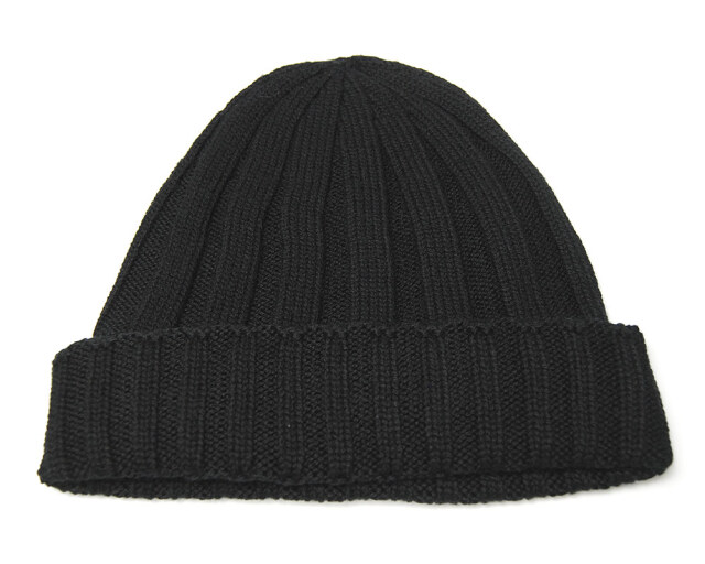 JOHN SMEDLEY(ジョンスメドレー) ウールリブニットキャップ HICKORY 