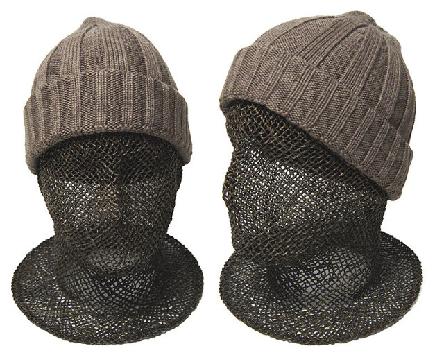 JOHN SMEDLEY(ジョンスメドレー) ウールリブニットキャップ HICKORY 