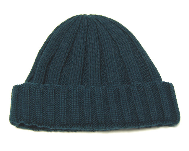 John Smedley　ジョンスメドレー　リブニット帽　HICKORY　ヒッコリー