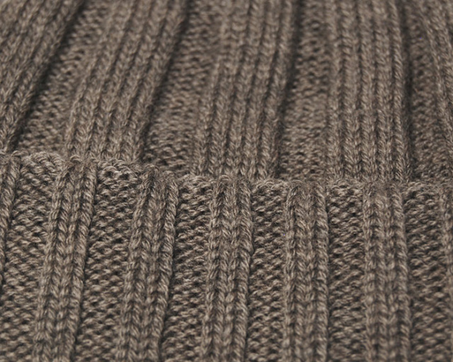 JOHN SMEDLEY(ジョンスメドレー) ウールリブニットキャップ HICKORY 