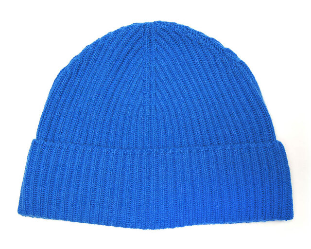 Johnstons of Elgin(ジョンストンズ” カシミアリブニットキャップ ニット帽