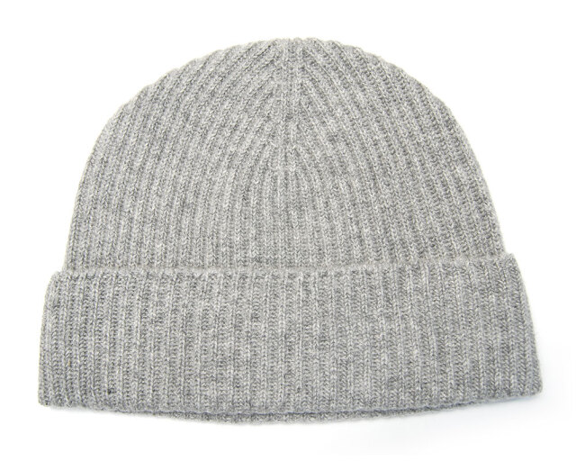 Johnstons of Elgin(ジョンストンズ” カシミアリブニットキャップ ニット帽