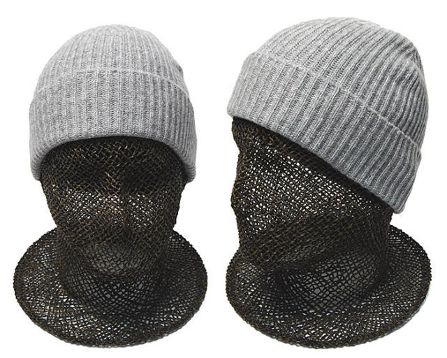 Johnstons of Elgin(ジョンストンズ” カシミアリブニットキャップ ニット帽