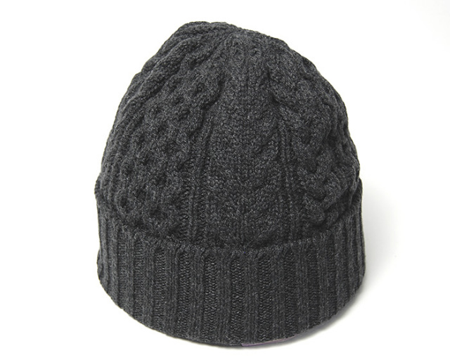 Johnstons of Elgin(ジョンストンズ) カシミアケーブルニットキャップ Cashmere Beanie Aran