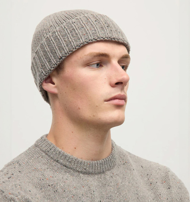 Johnstons of Elgin(ジョンストンズ) カシミアネップニットキャップ