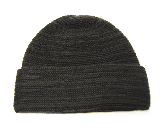 johnstons　ジョンストンズ　カシミヤニット帽 　ブロークンストライプ