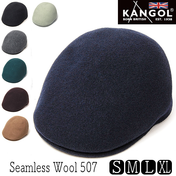 Kangol カンゴール ウールハンチング Seamless Wool 507 メンズ 秋冬 大きいサイズの帽子アリ コンビニ受取対応 Kaw Kg K0875fa