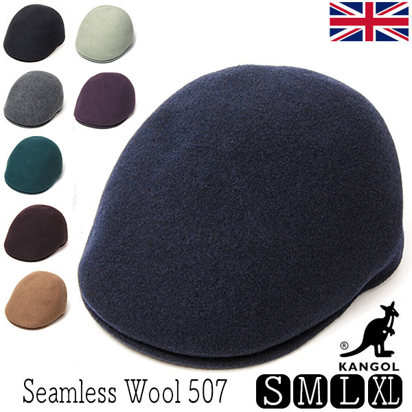 KANGOL カンゴール ウールハンチング シームレスウール507