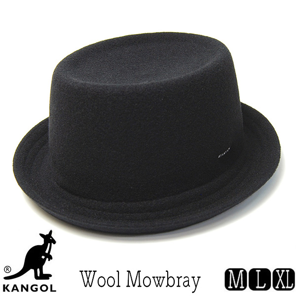 KANGOL　カンゴール　ウールポークパイハット　ウールモウブレイ　MOWBRAY