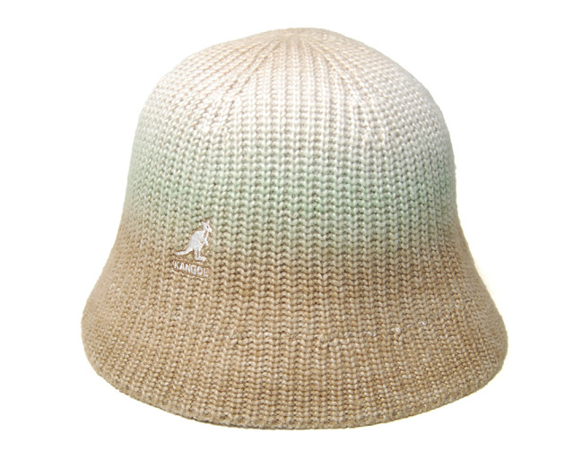 KANGOL　カンゴール　ニットベルハット　STRIPE KNIT BUCKET　バケットハット