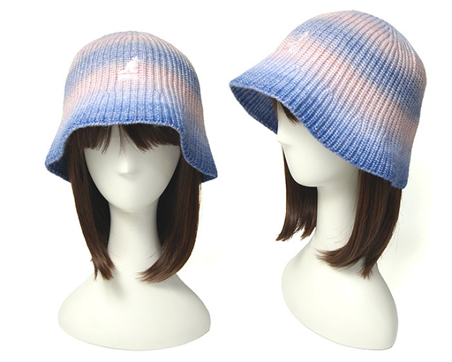 KANGOL　カンゴール　ニットベルハット　STRIPE KNIT BUCKET　バケットハット