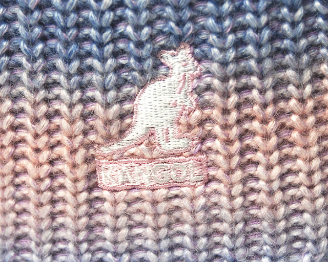 KANGOL　カンゴール　ニットベルハット　STRIPE KNIT BUCKET　バケットハット