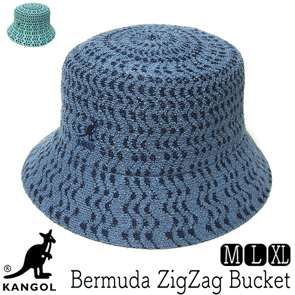 KANGOL　カンゴール　バミューダバケットハット　ジグザグバケット