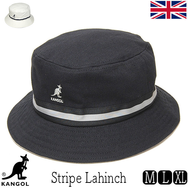 KANGOL　カンゴール　コットンバケットハット　Stripe Lahinch