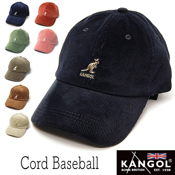 KANGOL カンゴール コーデユロイキャップ CORD BASEBALL