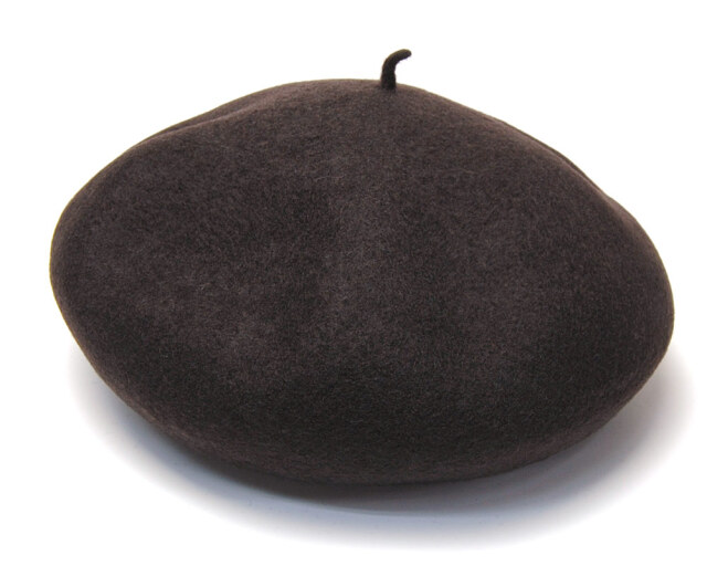 PEEL&LIFT ベレー帽 PEEL&LIFT basque beret ビックベレー帽・ブラウン - tity