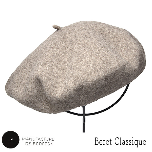 ”MANUFACTURE DE BERET(マニュファクチュールドゥベレー)” ウールバスクベレー BERET CLASSIQUE 10inch