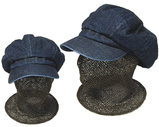 COUNTRY　カントリー　デニムキャスケット　８枚はぎハンチング