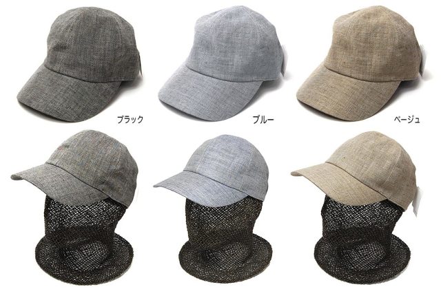 COUNTRYカントリーリネンキャップ