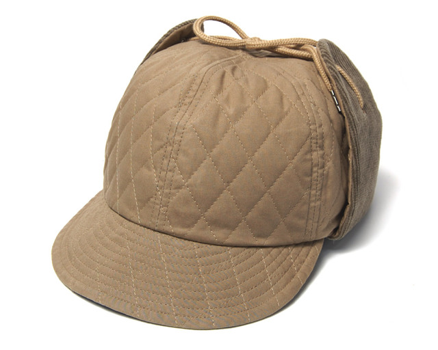 NINE TAILOR ナインテイラー 耳当て付きワックスドコットンキャップ Aly Cap