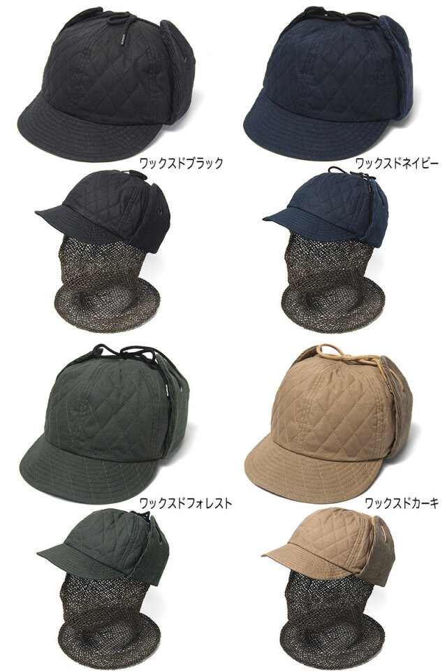 NINE TAILOR ナインテイラー 耳当て付きワックスドコットンキャップ Aly Cap