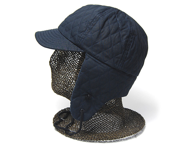 NINE TAILOR ナインテイラー 耳当て付きワックスドコットンキャップ Aly Cap