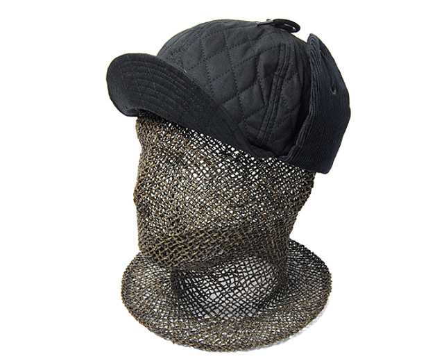 NINE TAILOR ナインテイラー 耳当て付きワックスドコットンキャップ Aly Cap