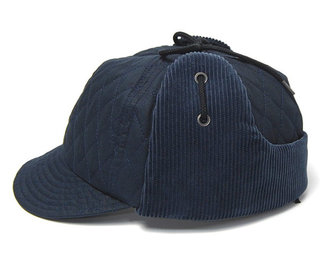 NINE TAILOR ナインテイラー 耳当て付きワックスドコットンキャップ Aly Cap