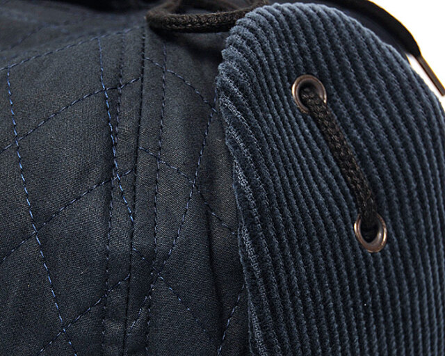 NINE TAILOR ナインテイラー 耳当て付きワックスドコットンキャップ Aly Cap