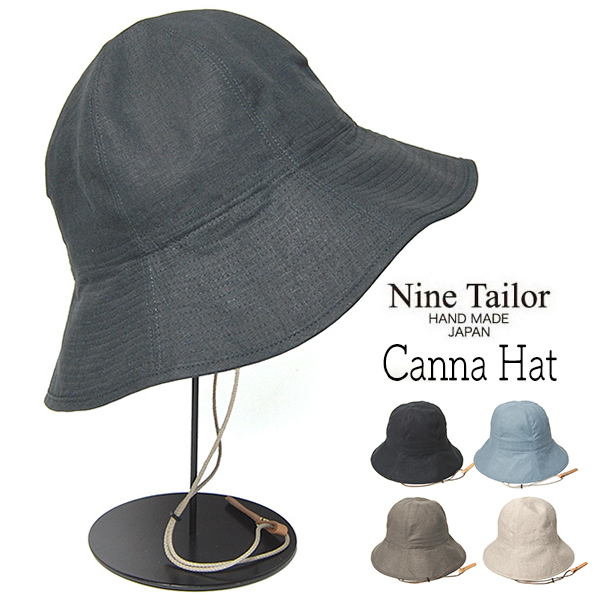 NINE TAILOR　ナインテイラー　リネンハット　CANNA HAT　カンナハット
