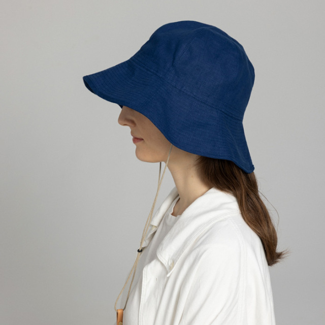 NINE TAILOR(ナインテイラー) リネンハット Canna Hat あご紐・マスク