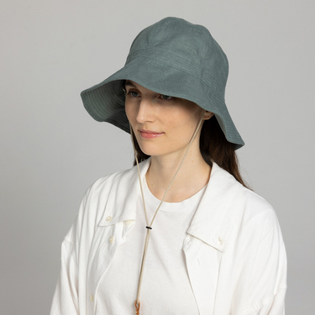 NINE TAILOR(ナインテイラー) リネンハット Canna Hat あご紐・マスク NINE TAILOR(ナインテイラー) リネンハット Canna Hat あご紐・マスク