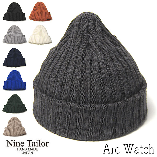 NINE TAILOR(ナインテイラー) リブニットキャップ Arc Watch