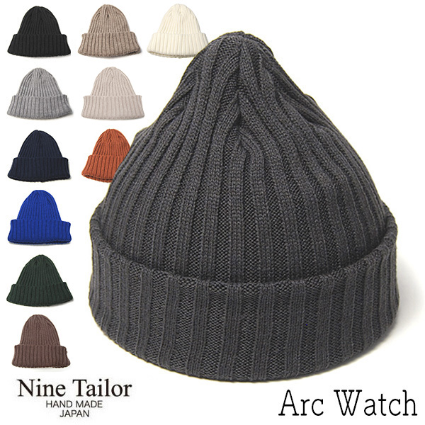 NINE TAILOR(ナインテイラー) リブニットキャップ Arc Watch