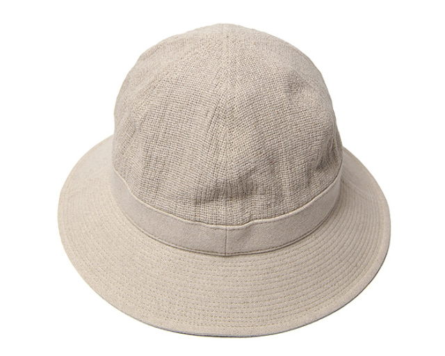 NINE TAILOR　ナインテイラー　リネンコットンメトロハット　SQUILL HAT