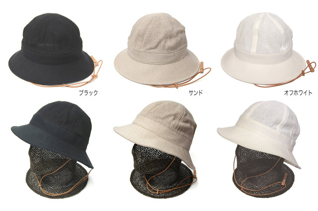 NINE TAILOR　ナインテイラー　リネンコットンメトロハット　SQUILL HAT