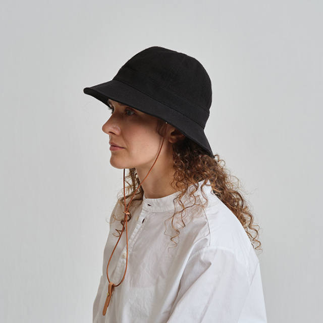 NINE TAILOR　ナインテイラー　リネンコットンメトロハット　SQUILL HAT
