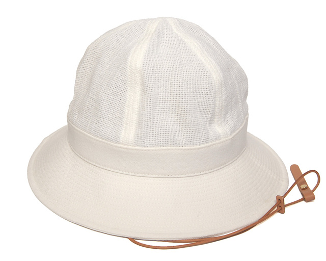 NINE TAILOR　ナインテイラー　リネンコットンメトロハット　SQUILL HAT