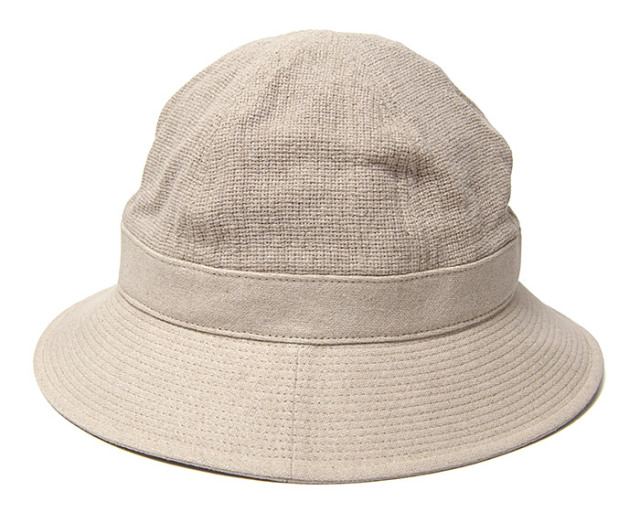 NINE TAILOR　ナインテイラー　リネンコットンメトロハット　SQUILL HAT