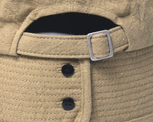 NINE TAILOR(ナインテイラー) コットンリネンハット Horstii Hat あご