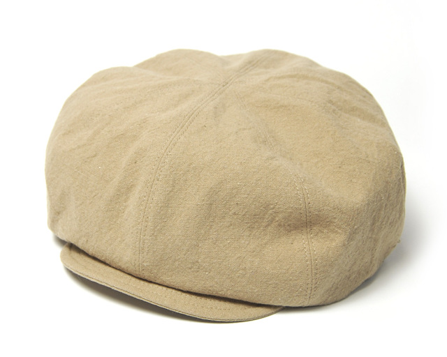 NINE TAILOR　ナインテイラー　コットンリネン８枚はぎハンチング　キャスケット