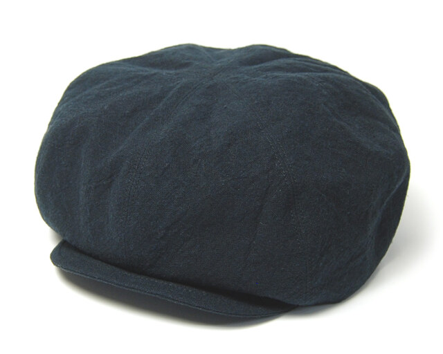 NINE TAILOR　ナインテイラー　コットンリネン８枚はぎハンチング　キャスケット